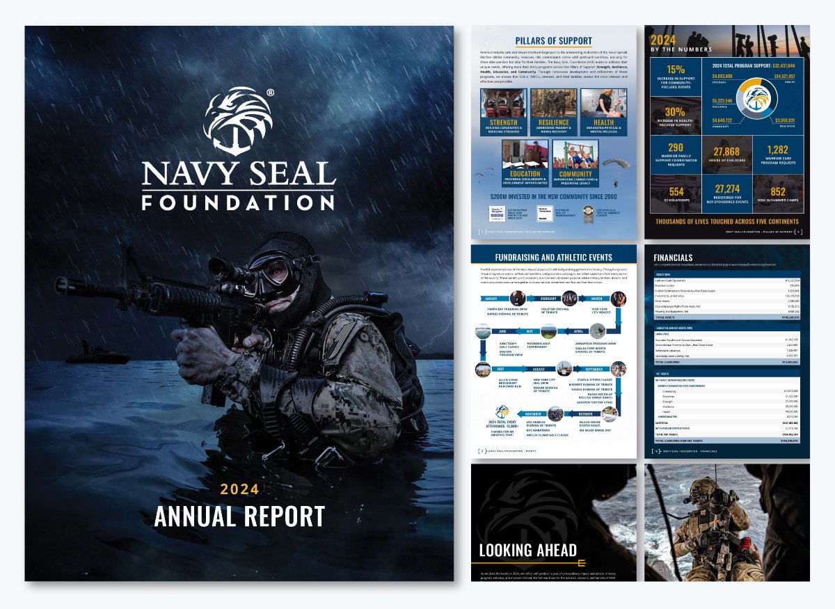 Nonprofit Annual Report Examples & Templates - Navy SEAL Foundation Annual Report 2024