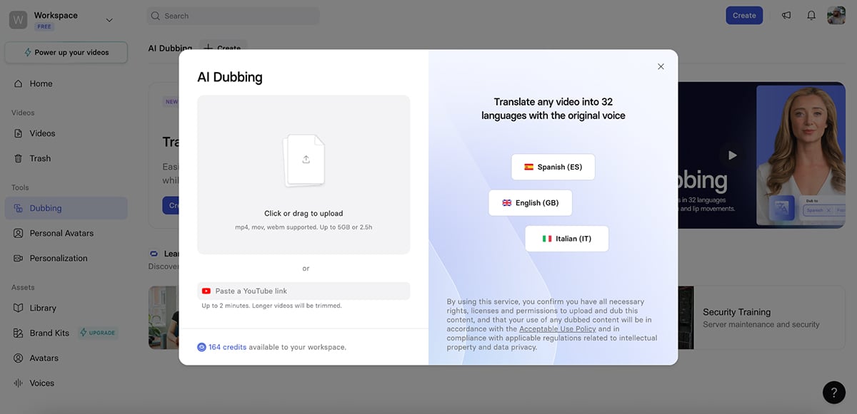 ai tools for learning and development - Synthesia