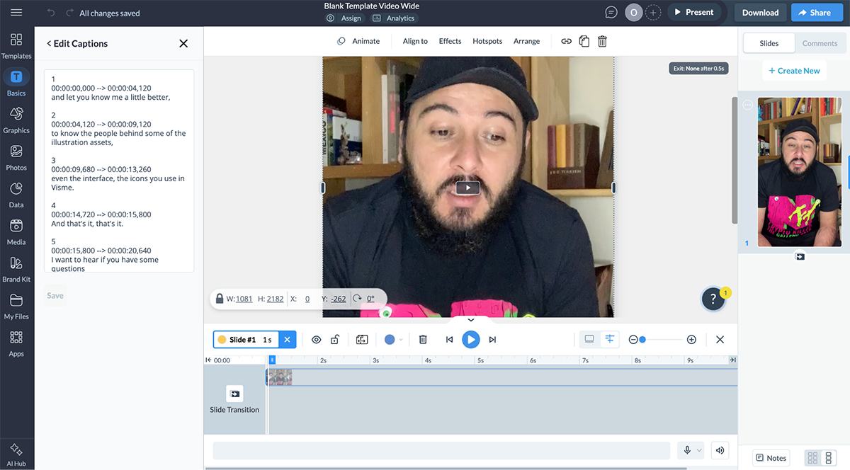 Best AI Accessibility Tools - Visme AI Text to Speech and AI Captioning