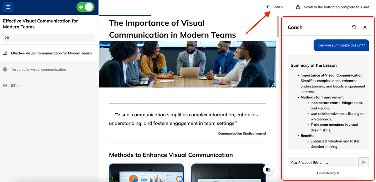 ai tools for learning and development - TalentLMS