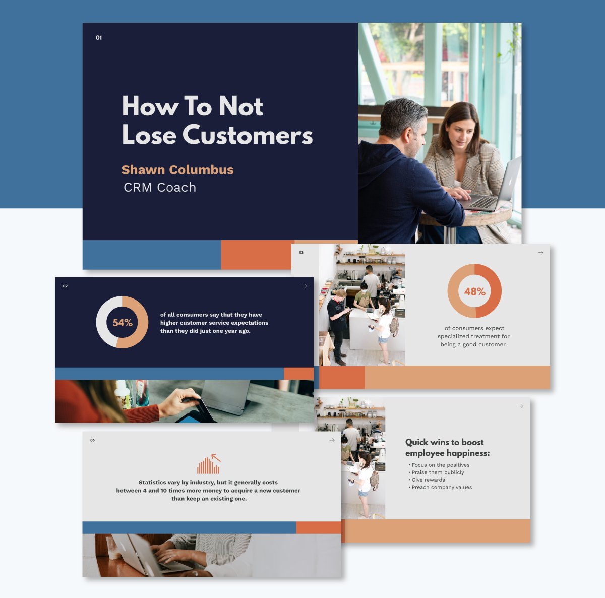 Customer Service Keynote Presentation Template