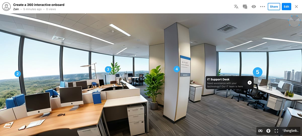 ai tools for learning and development - Thinglink