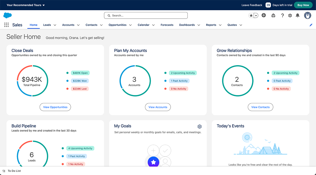 AI Sales Tool - Salesforce Sales Cloud 