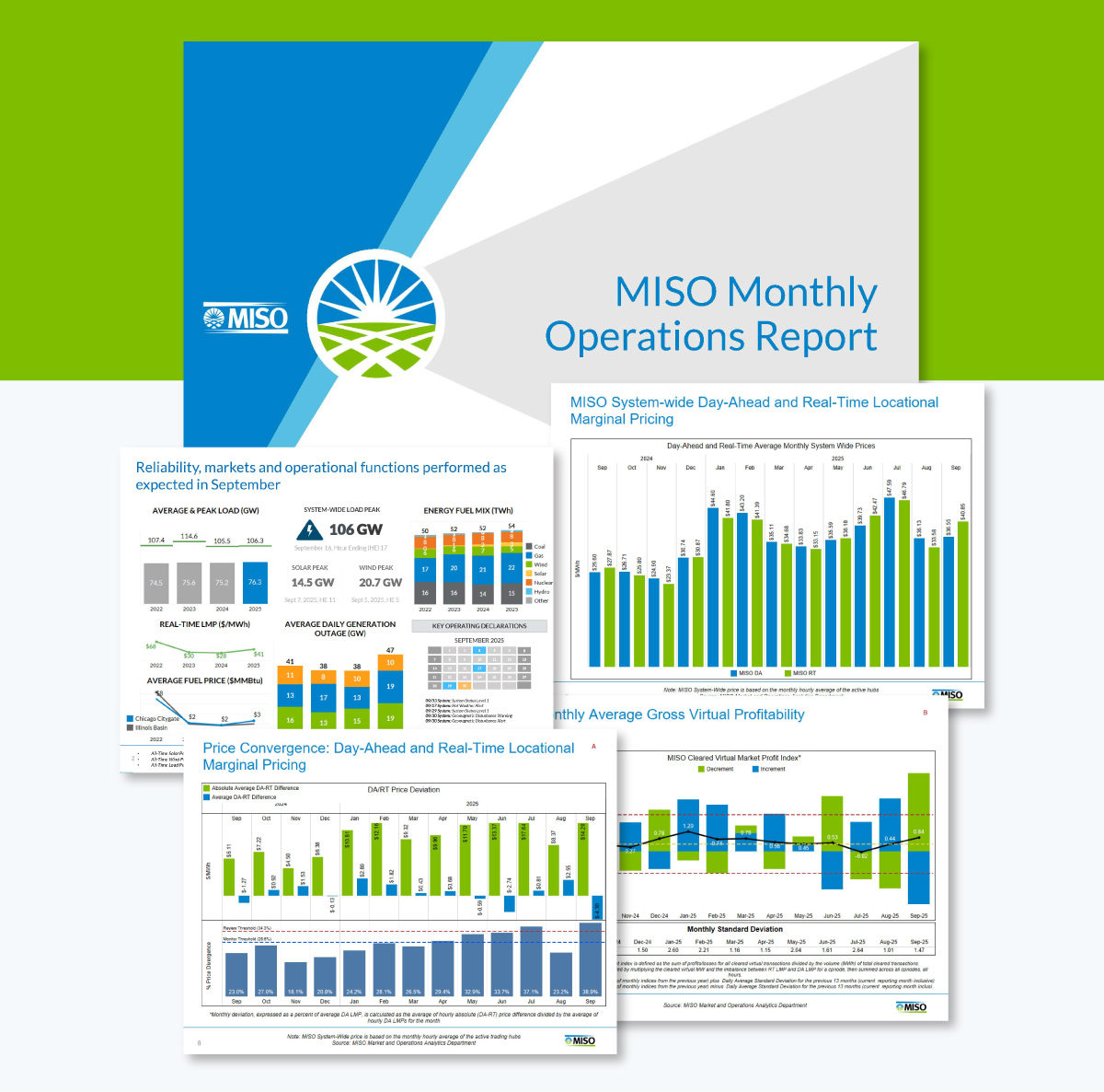 monthly management report - Independent System Operator (MISO)’s “Market & Operation Report