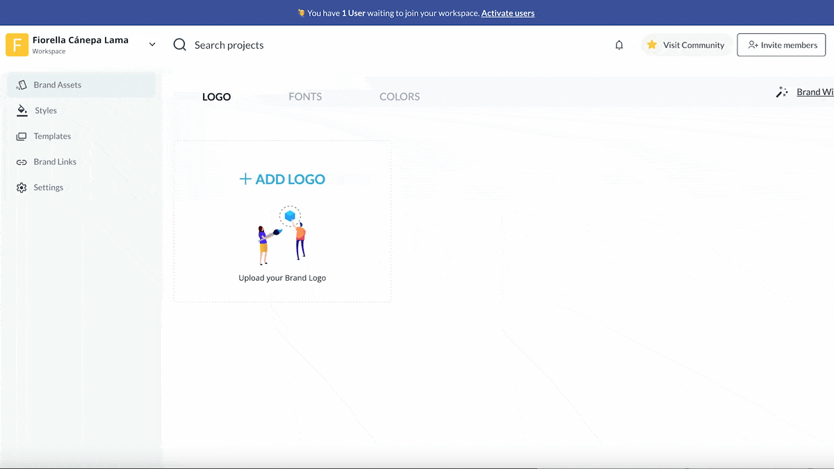 Typographic infographics -brand wizard