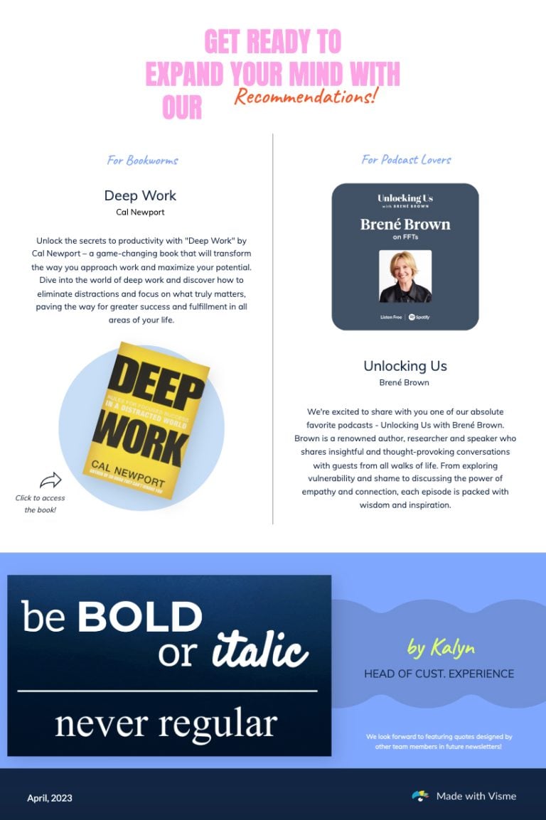 Service Worker Newsletter Examples 14+ Employee Newsletter Examples, Ideas & Templates