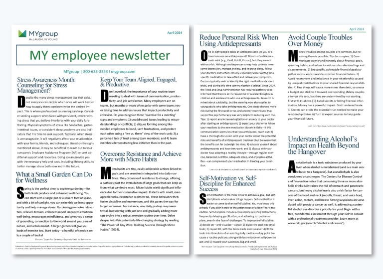 Newsletter Employee Interviews Example Layout 14+ Employee Newsletter Examples, Ideas & Templates