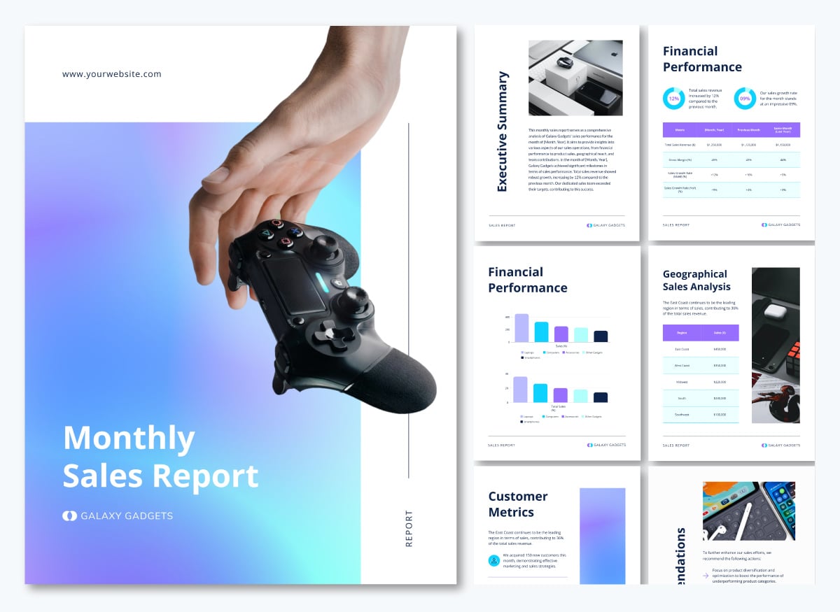 Tech Monthly Sales Report 