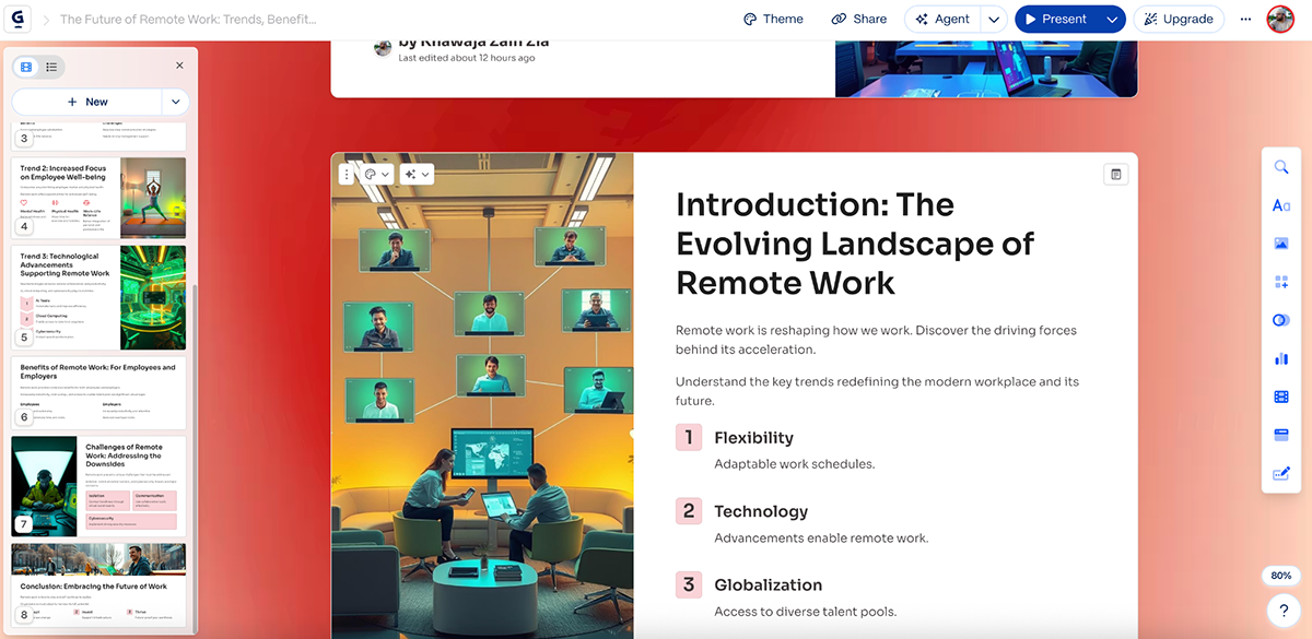 beautiful.ai alternatives - presentation created using Gamma’s AI presentation maker.