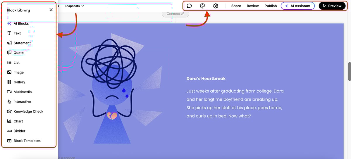 interactive training tools - Articulate 360