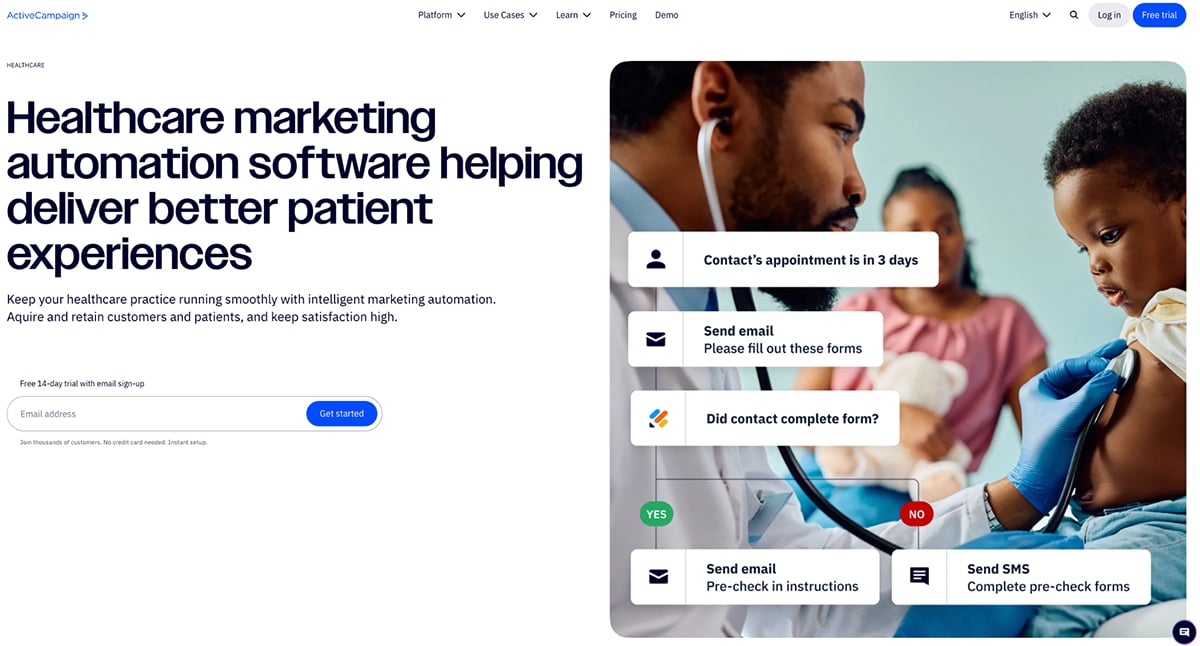 healthcare communication - ActiveCampaign: Email Marketing & Automation
