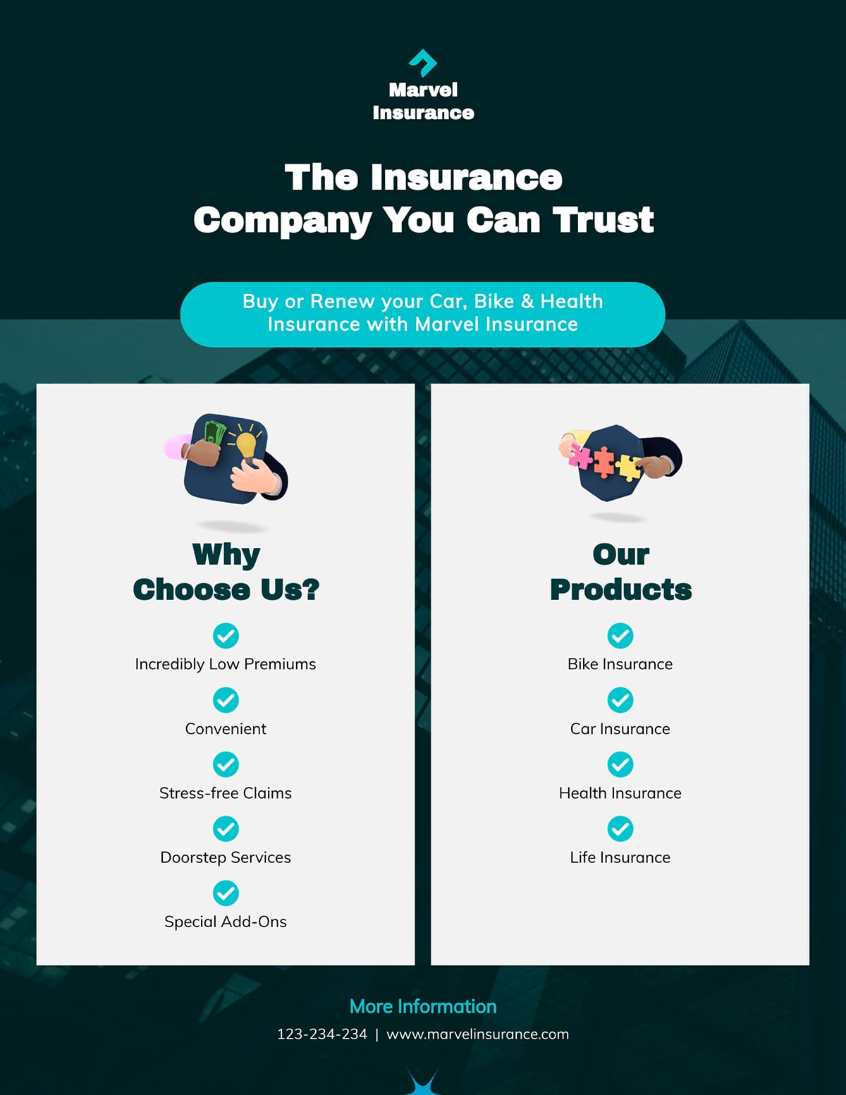 Insurance Company Flyer