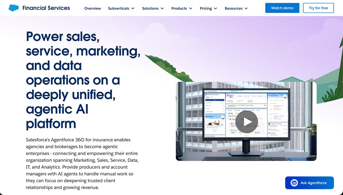 Insurance marketing tools - Salesforce