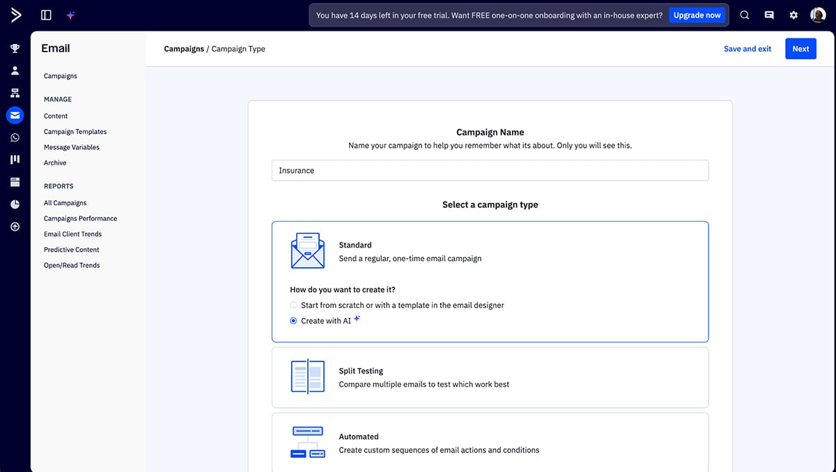 Insurance marketing tools - ActiveCampaign
