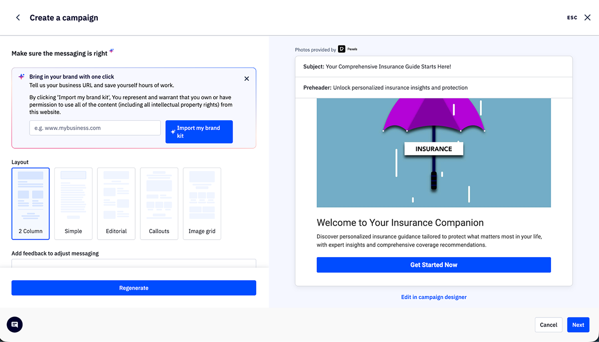 Insurance marketing tools - ActiveCampaign