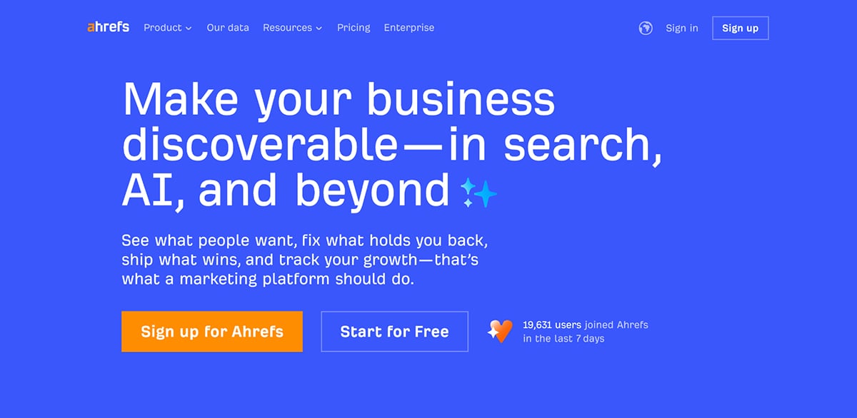 Insurance Marketing: Ahrefs