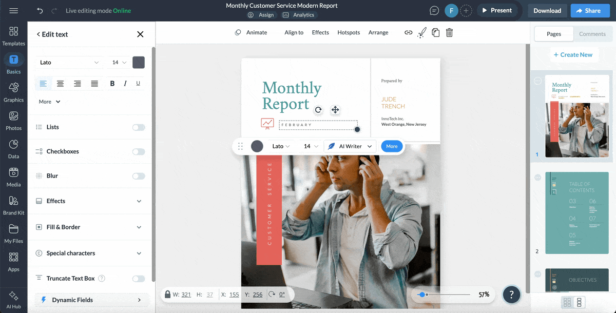How to Write an Effective Monthly Report - simple monthly report template