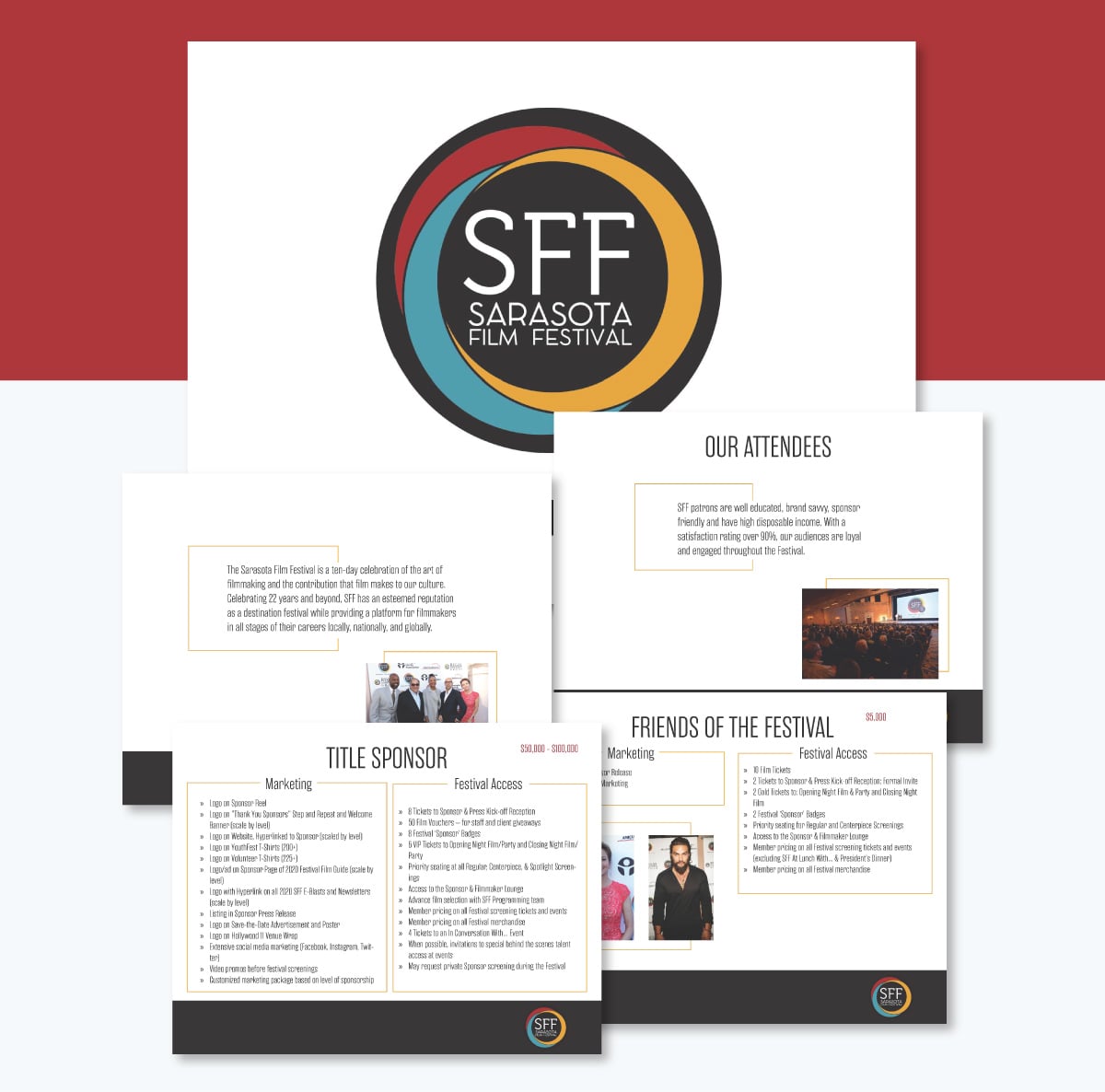 How to write an impressive sponsorship deck - Sarasota film festival sponsorship deck