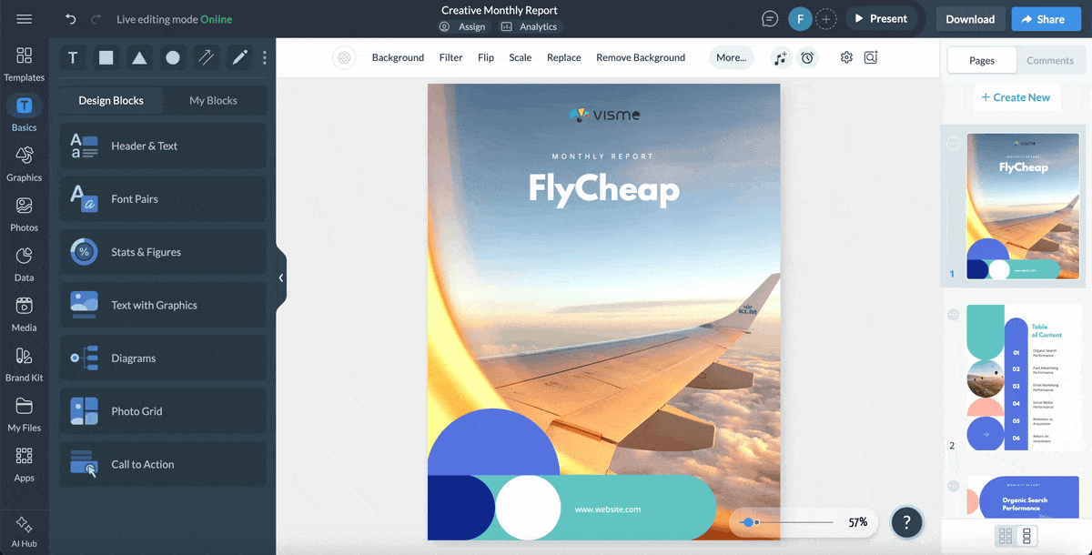 How to Write an Effective Monthly Report - creative monthly report template