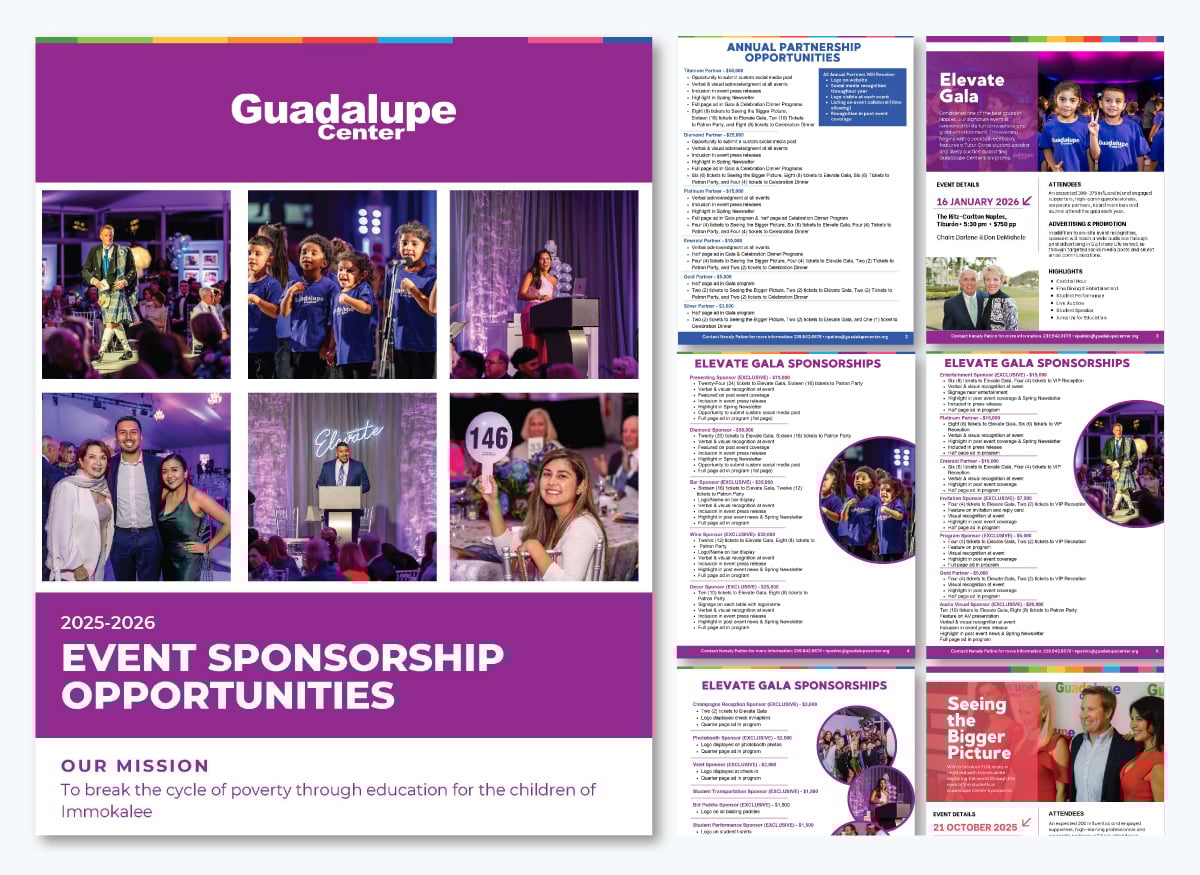 Real-Life Sponsorship Package - Guadalupe center 2025-2026