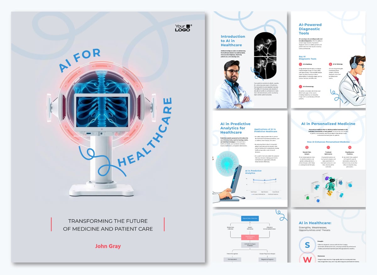 AI Healthcare Marketing - ai for healthcare ebook template
