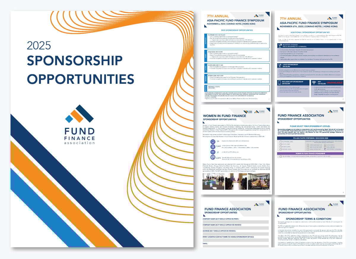 Real-Life Sponsorship Package - Fund finance association 2025