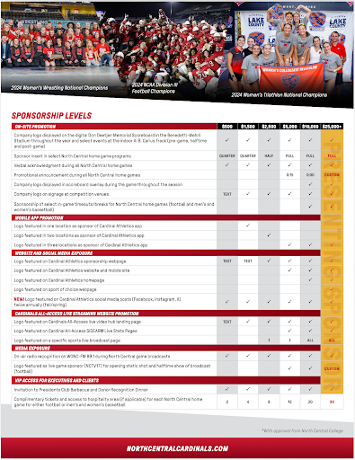 Sponsorship package example - an example of a good example of sponsorship package slide 