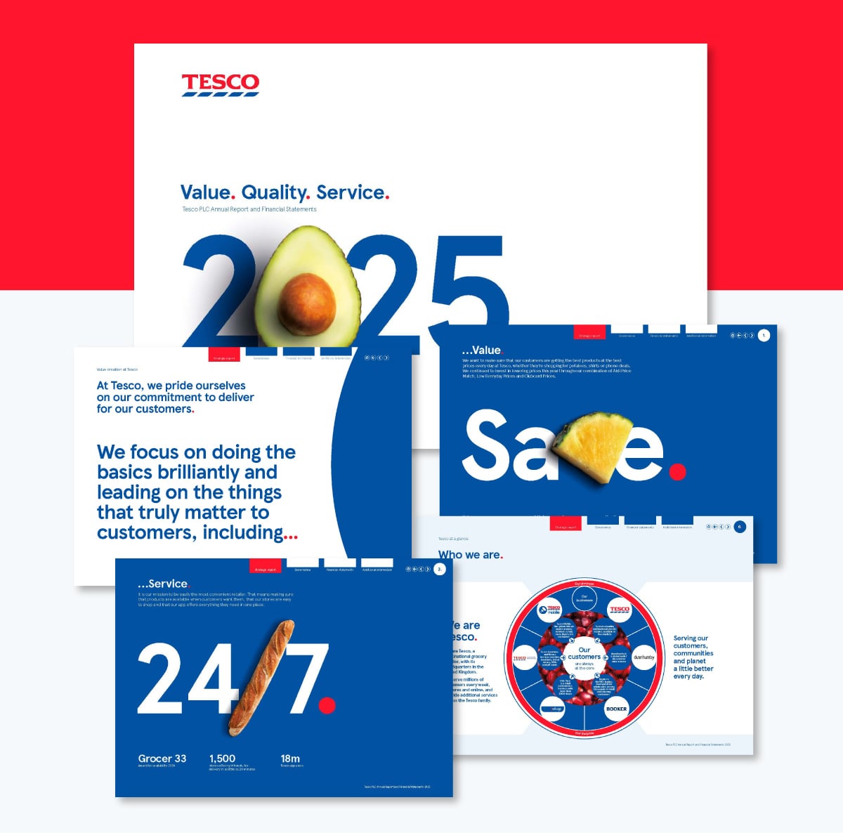 15 Annual Report Design Templates & examples 2026 - tesco annual report 2025