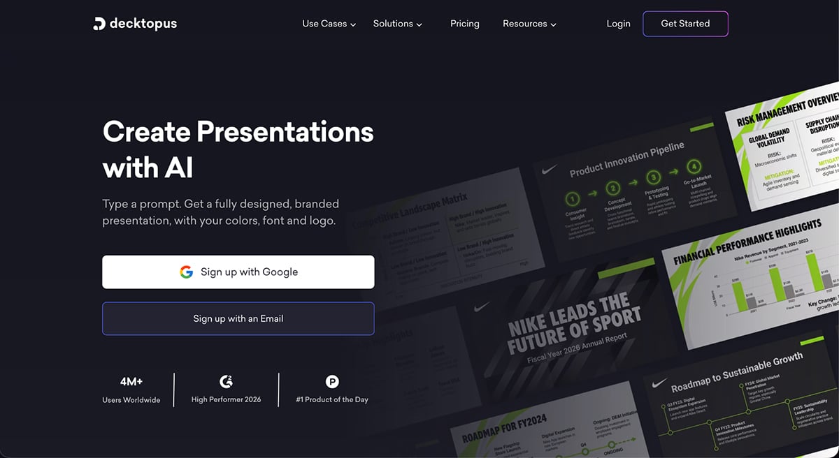 10 Best AI Presentation Makers of 2026 [with Output Examples] - decktopus