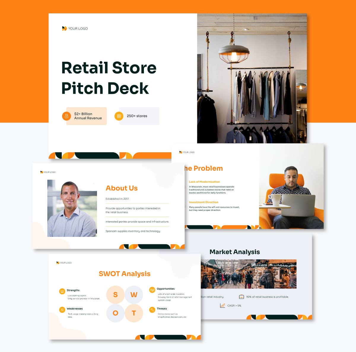 Sales Pitch Presentation - retail store pitch deck