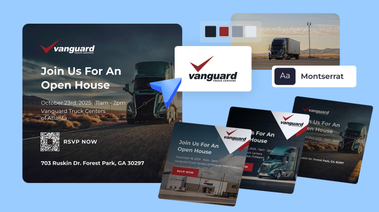 How Vanguard Truck Centers Unified 6 Brands and Cut Content Turnaround Time With Visme