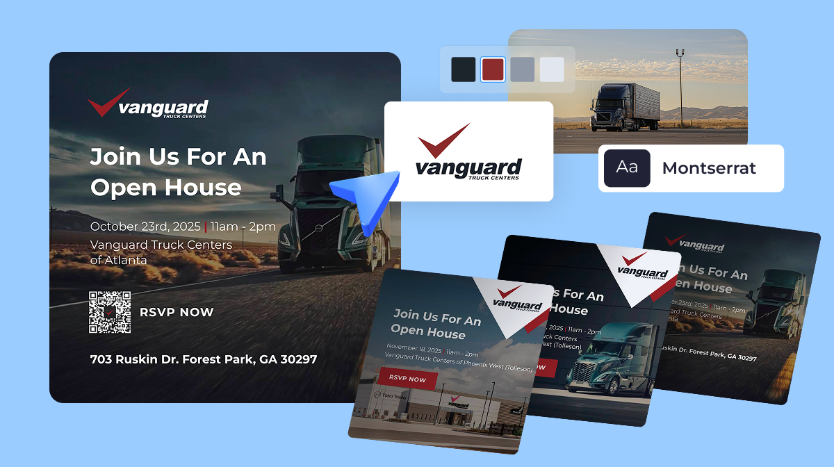 How Vanguard Truck Centers Unified 6 Brands and Cut Content Turnaround Time With Visme