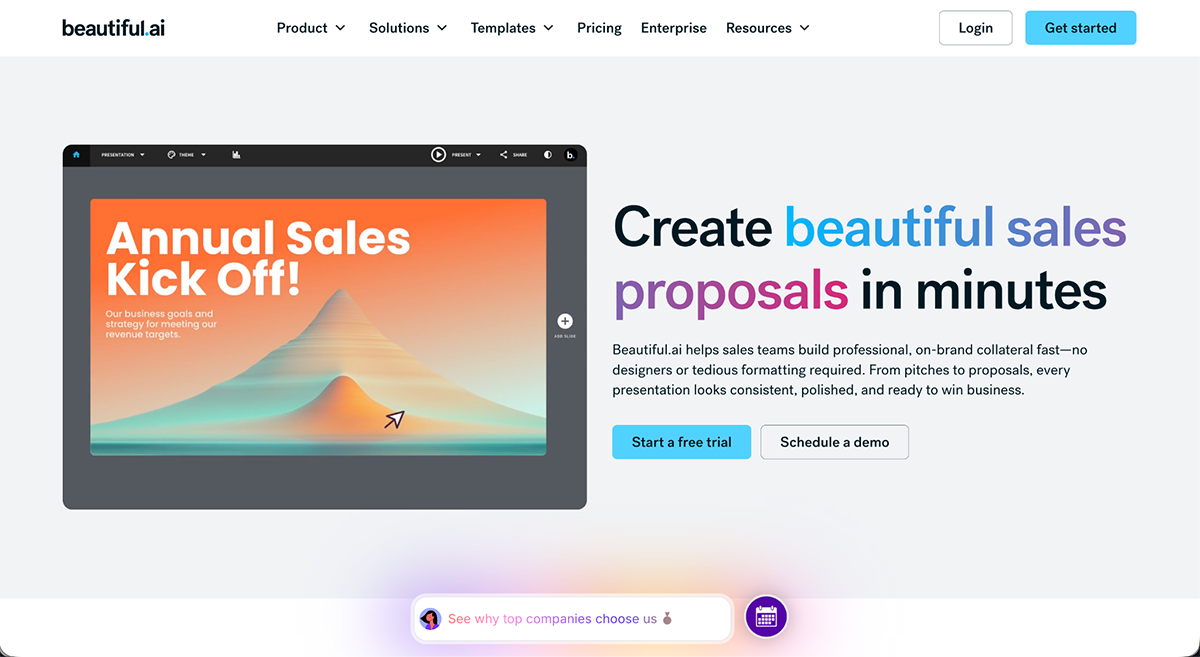 Interactive Sales Presentation Software - create beautiful sales proposals in minutes
