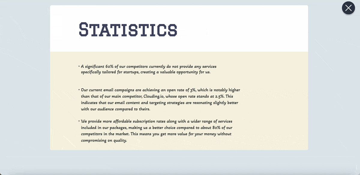 a GIF of a two-slide presentation: an old web design on the first slide and a new, much better one on the second.