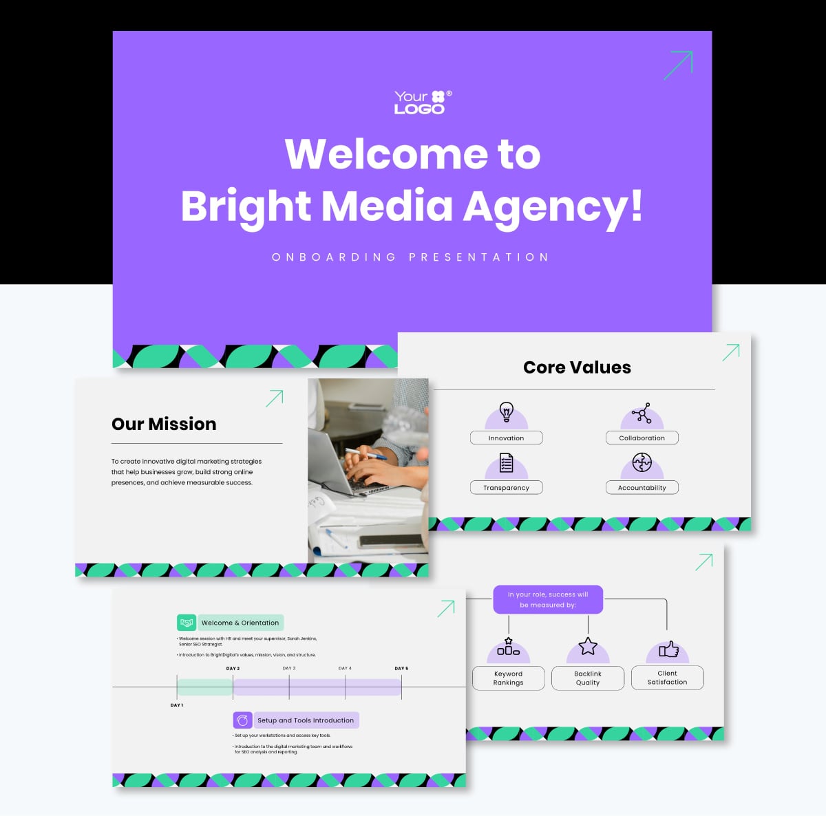 employee onboarding training - new hire agency onboarding presentation