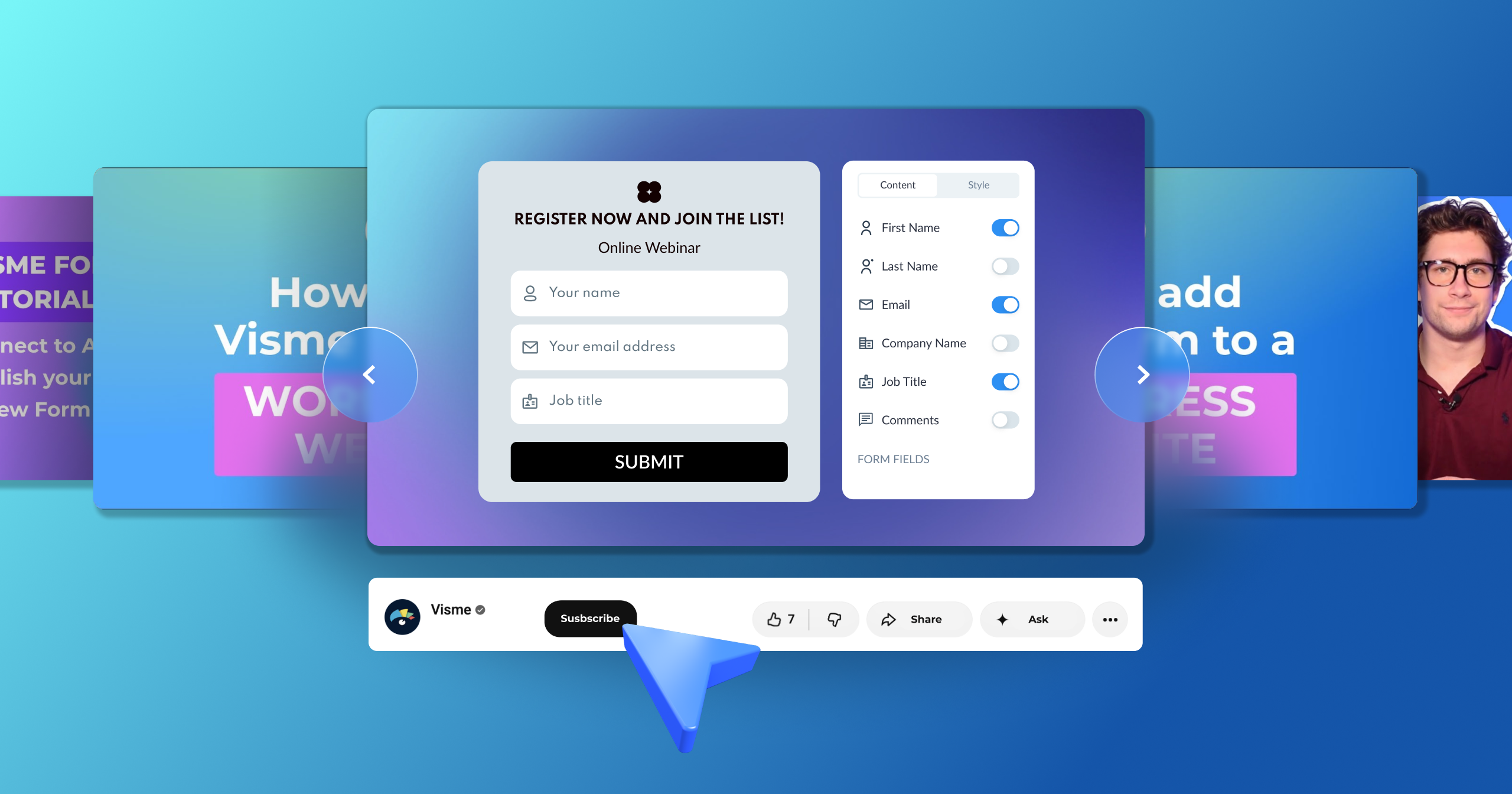 Visme Forms Walkthrough: Build a Form That Routes, Syncs and Converts