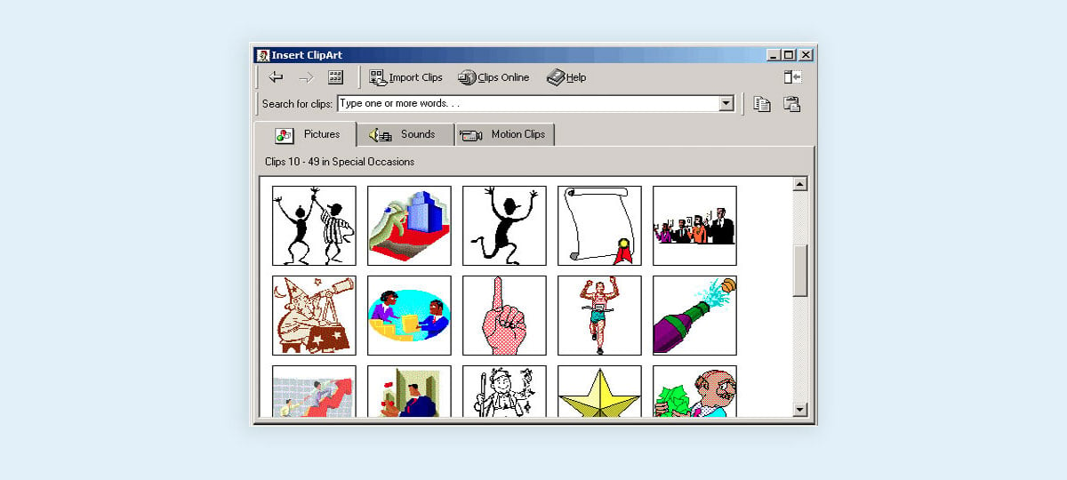 evolution of presentations before powerpoint history of presentations clip art microsoft gallery