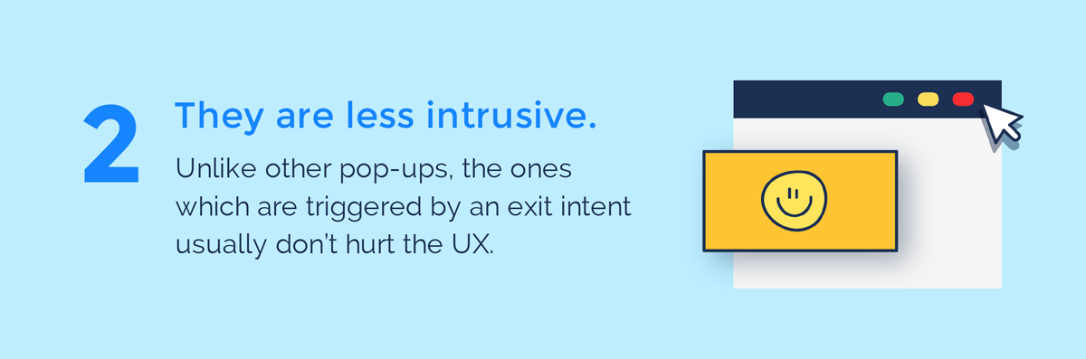 visual guide to exit intent popups they are less intrusive