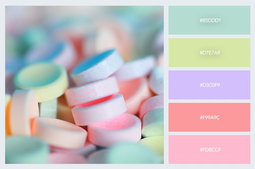 How to Use Pastel Colors in Your Designs [+15 Delicious Pastel Color ...