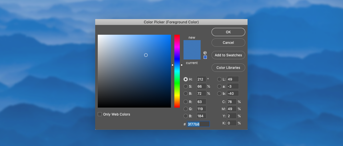 color psychology in marketing - adobe color picker