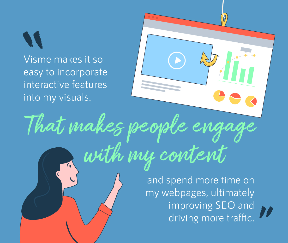 comparison charts interactive content human food bar case study engage quote